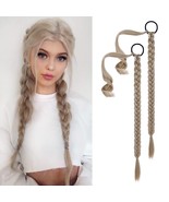 YOGFIT 2PCS DIY Braid Ponytail Extension, Long Straight Wrap Around Pony... - $21.77