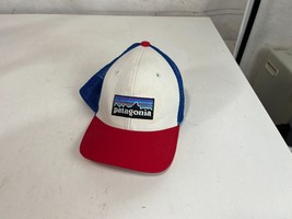 Patagonia Mesh Snapback Hat Big Logo Patch Ball Trucker Cap - £11.72 GBP