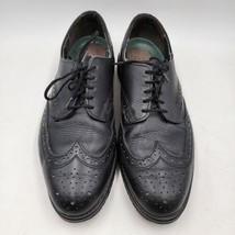 Dexter USA Black Wingtip Men&#39;s Shoes Size 10 - £37.32 GBP