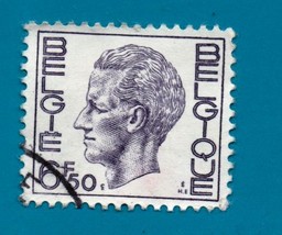 Used Beligum  Postage Stamp 1974 King Baudouin 6.50f - New Values  Scott... - $1.99