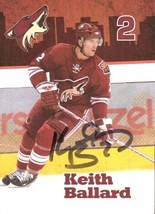 Keith Ballard 2006-07 Hockey Headquarter Signed Arizona Coyotes - £7.56 GBP