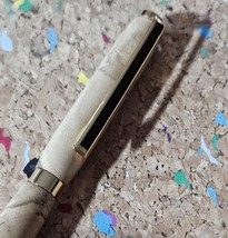 Lightweight Spalted Maple Wooden Pen with a Slimline Gold Pen Kit - $27.99