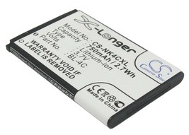 3.7V 750Mah Li-Ion Replacement Battery For Nokia Bl-4C Mobile - £36.16 GBP