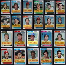 Poor-VG 1974 Topps Traded Baseball Cards Complete Your Set U You Pick 23T-649T - £0.77 GBP
