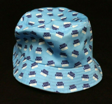 BUD LIGHT BEER SELTZER BUCKET HAT BLUE WITH PRINT LARGE COTTON ONE SIZE ... - $12.61