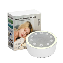 White Portable LED Night Light Intelligent Soothing Sleep Device - $36.80