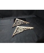 Old Cast Iron Wall Shelf Brackets Ornate Eastlake Hardware Set Pair Vict... - $70.11 CAD Old Cast Iron Wall Shelf Brackets Ornate Eastlake Hardware Set Pair Vict... - $70.11 CAD