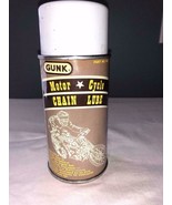 Vintage Gunk Motorcycle Chain Lube Spray Can Advertising - £19.05 GBP