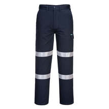 Portwest Mens Prime Mover Cargo Pants Double Tape Lumentex Work Safety MD701 - £47.61 GBP