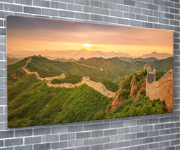 The Great Wall Of China Canvas Print Famous Landmark Wall Art 55x24 Inch  - $89.59