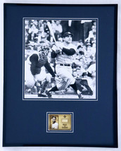 Yogi Berra 16x20 Framed Game Used Bat &amp; Photo Display Yankees - $79.19