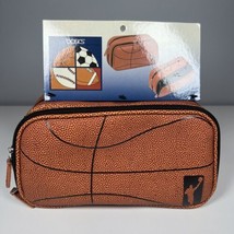 Vintage Basketball Textured Toiletry Travel Bag Brand New! NBA Basics - £19.77 GBP