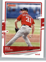 2020 Donruss Variations #123 Max Scherzer NM-MT Nationals - $1.67