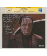 DS9 Star Trek CGC SS SIGNED Publicity TV Photo Andrew Robinson As Garak ... - $227.69