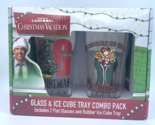 Christmas Vacation Glass &amp; Ice Cube Tray Combo 16 oz. Pint Pack Original... - $15.61