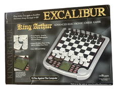 NEW  Excalibur King Arthur Advanced Electronic Chess Game Set. - $39.36