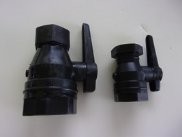 TWO FORESPAR MARELON BALL VALVES 1&quot; and 3/4&quot; SEACOCK - $98.99
