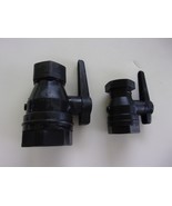TWO FORESPAR MARELON BALL VALVES 1&quot; and 3/4&quot; SEACOCK - $135.38 CAD