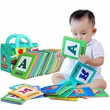 Soft Alphabet Cards with Cloth Storage Bag for Babies, Infants, Toddlers/Kids - £22.80 GBP