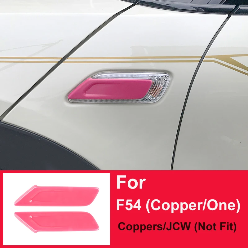 2Pcs Car Exterior Side  Cover Signal Light Case  Stickers Decoration Aut... - $68.94