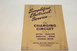 Vintage United Motors Service Manual &quot;The Charging Circuit&quot; Ephemera - $12.86