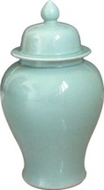 Temple Jar Vase Small Celadon Colors May Vary Green Variable Handmade - £188.07 GBP