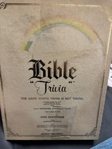 Vintage 1985 Cadaco Bible Trivia 5,400 Questions Board Game Religious - £15.76 GBP