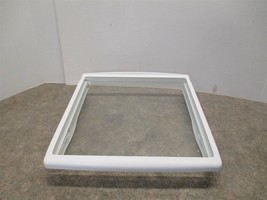 Whirlpool Frig. Glass Shelf W/RAILS (Scratches) # 12883508SP W10194031 W10194032 - £33.28 GBP