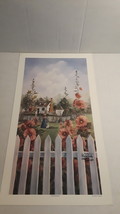 Hollyhocks Print By Glynda Turley, Limited Edition 2924/3000 - £35.39 GBP