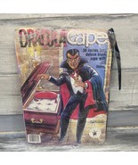Vintage Reversible Black Red Dracula Adult Cape Vampire Costume Hallowee... - $10.76 CAD
