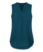 UDEAR Olive Green Notch-Neck Sleeveless Top XL - $17.95