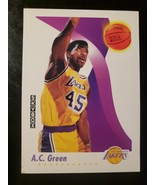 1990-1991 Skybox A C Green NBA Basketball Card #136 Los Angeles Lakers - £1.28 GBP