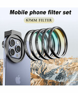 Upgraded 67mm Metal Clip CPL ND Filter Adapterfor Phone Lens Camera Cell... - $19.08 CAD+