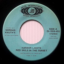 Norman Knuth&#39;s Starlighters - Harbor Lights Red Sails in the Sunset... [7&quot;] - $5.69