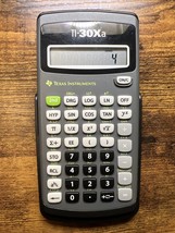 Texas Instruments TI-30X A Scientific Calculator (Black Tested) - $5.00