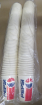 VTG Lot of 120 Double Sided Pepsi  Pepsi-Cola Soda Wax Paper Cups 8 Fl O... - $123.75