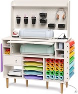 Craft Table for Cricut Machines Organizers and Storage Cabinet with USB ... - $3,912.52 MXN