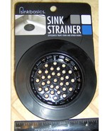 Sinkbasics KITCHEN SINK Rubber BASKET Drain sink basic food BLACK STRAIN... - $572.50 MXN