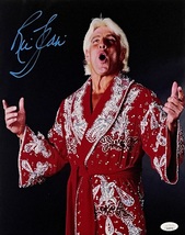 RIC FLAIR Signed Autographed 11x14 PHOTO WRESTLING WCW JSA CERTIFIED WIT... - £85.90 GBP