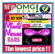 ✅??Disney Authentic Light Up Minnie Mouse Light Up Headband???Buy Now??️ - $39.00