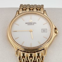 Raymond Weil Gold Plated Men&#39;s Quartz Watch w/ Date 5568 - £447.67 GBP