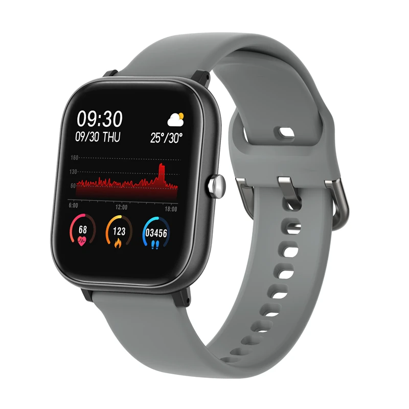 BingoFit  P8 SE Smart Watch  Tracker 1.4'' Full Touch P20 Smartwatch With Steel
