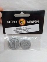 Secret Weapon Adepticon 2016 Miniature Bases Logs And Stone - £15.34 GBP