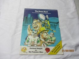 The Super Bowl: From the Start... (1982 Souvenir Program) Bengals vs. 49ers RARE - £11.86 GBP