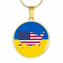 Unique Gifts Store Ukrainian-American - 18k Gold Finished Luxury Necklace, Penda - £47.93 GBP