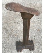 antique Shoe Repair stand -- heavy duty Cast iron throughout  - £15.00 GBP