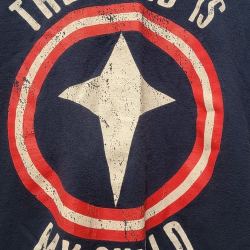 The Lord Is My Shield Psalm 3 Captain America Logo Parody T-Shirt Men's XL Item image 2
