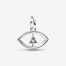 2024 Me Collection 925 Silver ME Evil Eye Medallion Charm 793372C01 - £9.01 GBP