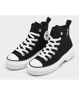 CONVERSE CHUCK TAYLOR ALL STAR LUGGED LIFT HI TOP SNEAKER Black White A0... - $76.59 CAD