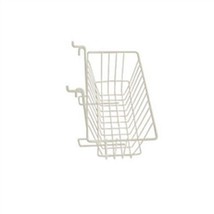Only Hangers Slatwall Gridwall Basket 12&quot; Long x 6&quot; Deep x 6&quot; High White - $12.35